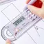 Thước TUYỆT VỜI, 15cm Với Thước Máy Tính Thước, Thước Đa Năng 3 Trong 1 Hoạt Hình Sinh Viên Văn Phòng Phẩm