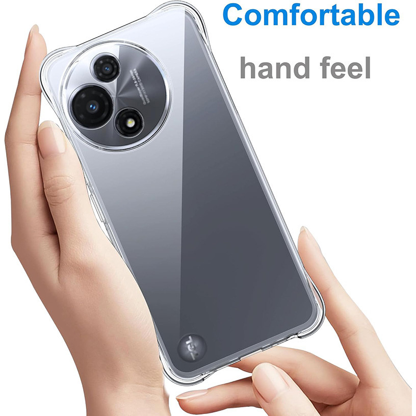 Dành Cho TCL 60R 50 XL 503 50 LE 60 XE Nxtapaper 5G Vỏ Mềm Chống Sốc Pha Lê Gel Trong Suốt TPU Vỏ Chống Sốc
