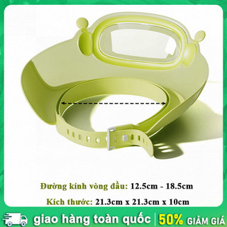 Mũ gội silicon trẻ em điều chỉnh kích thước đeo 2 mặt cần thiết Mũ Gội Đầu / Nón Tắm, Chắn Nước Vào Tai và Mắt, Silicon