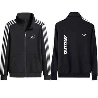 Áo cầu lông bóng bàn unisex, cổ cao, tay dài, dáng rộng rãi, thoải mái cho vận động ngoài trời