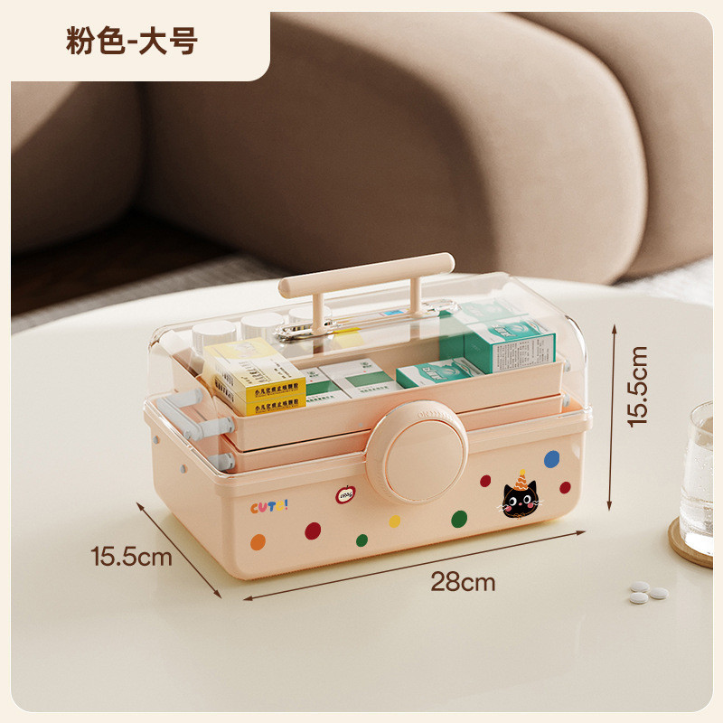 Hộp Dụng Cụ Sơn Nghệ Thuật Sinh Viên Di Động Bàn Chải Sơn Hộp Bảo Quản Dung Tích Lớn Có Phân Vùng Hộp Bảo Quản Văn Phòng Phẩm Ba Lớp 26.1.13 TYQB