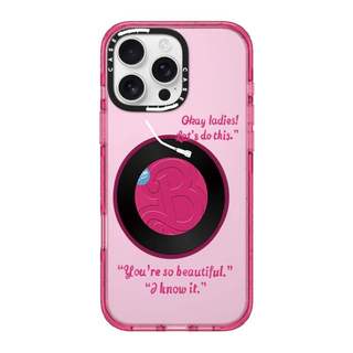 CASECASE X Barbie Record Màu Hồng Fizz Màu Trong Suốt Cứng Hút Từ Tính Tác Động Dành Cho Apple IPhone 12 13 14 15 16 17 Pro Max Air Plus Có Hộp