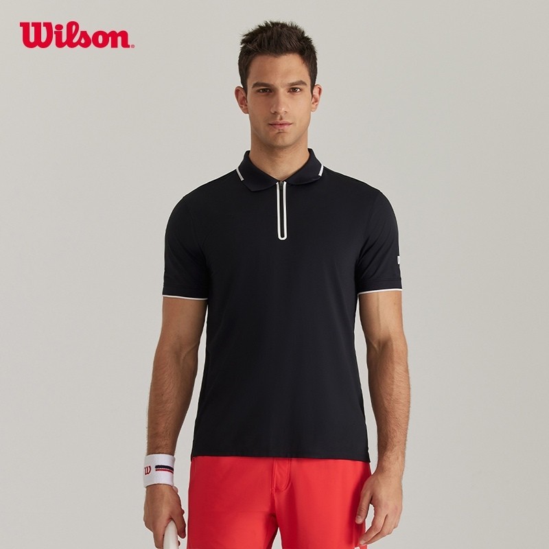Wilson Advantage Zip Polo Áo Polo Thể Thao Nam WM00261511