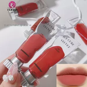Springevenstar Lce Crystal Matte Lip Gloss Son môi dưỡng ẩm lâu trôi Trang điểm bóng cho quà tặng Sản phẩm trang điểm Chăm sóc môi Springevenstar