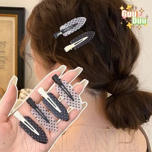 Kẹp Tóc Chấm Bi Acrylic Thời Trang - Dành Cho Nữ Bé Gái Mặc Hàng Ngày - Không Gãy và Mũ Ngọt Ngào