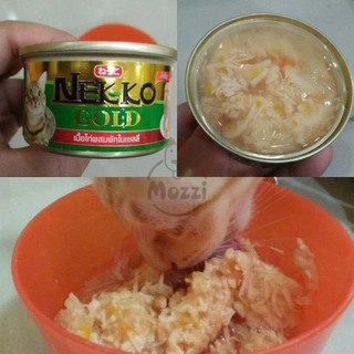 Pate cho mèo Nekko Gold cá ngừ Lon 85gr