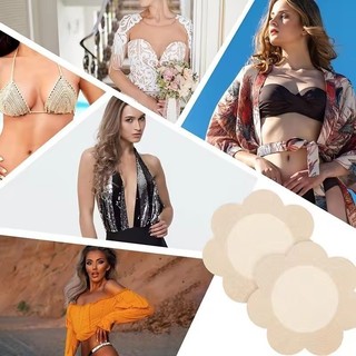 2 Miếng Dán Núm Vú Vô Hình Dùng Một Lần - Miếng Dán Ngực Không Dệt Thoáng Khí Cho Nam Nữ