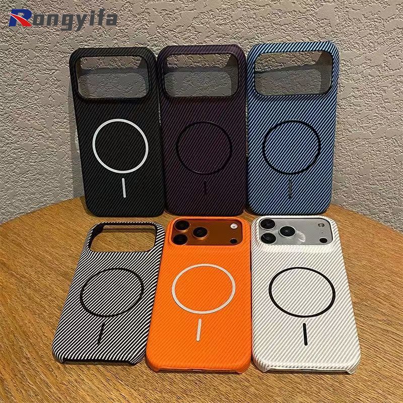 Ốp điện thoại từ tính bằng sợi Carbon cho Honor Win RT Magic 8 7 Lite 6 5 Pro 5G 4G Vỏ kinh doanh Vỏ sạc không dây sang trọng dễ thương
