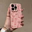 Trắng Cherry cho iPhone 16 trường hợp iPhone 14promax All Inclusive 15Plus Tính cách 13 Mới