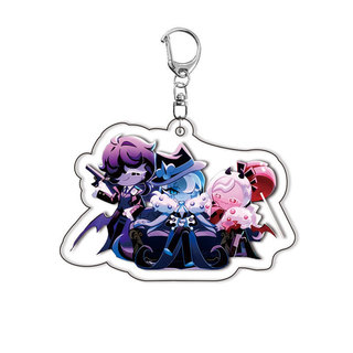 New style Game Cookie Run Kingdom Keychains for Accessories Bag Shadow Milk Pure Vanilla Cookie Keyrings ift