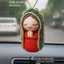 YRBWD Tượng Mary Nhân Vật Dangling, Các Bức Tượng Nhỏ Thanh Lịch Thiết Kế Phong Cách Trang Trí Xe Hơi Virgin Mary, Tượng Mary Thủ Công Dễ Thương Trang Trí Xe Ô Tô