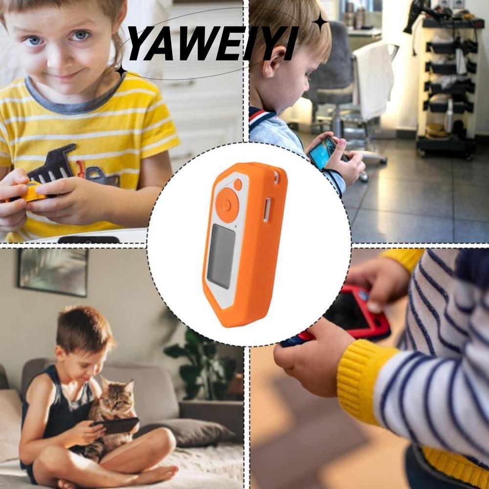 Yaweiyi Cho Flipper Zero Bảo Vệ, Công Cụ Đa Năng Màu Trắng / Cam Bảng Điều Khiển Trò Chơi Bảo Vệ, Bàn Phím Widget Phụ Kiện Trò Chơi Silicon Cho Flipper Zero Kids