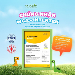 Tăm bông thân giấy Dr.Papie 2 đầu bông 100% cotton mềm mại, an toàn, vệ sinh cho bé sơ sinh hằng ngày (280c/hộp)