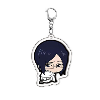 Anime Bleach Keychain for Women and Men Cute Kurosaki Ichigo Kuchiki Rukia Pendant Acrylic Keychain Bag Bag Accessories