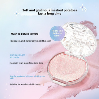 CANMAKE Độ Bóng Cao Dán Nổi Bật Bột Nằm Silkworm Làm Sáng Mắt Contour Blush Fine Natural Concealer Bright Highlight High Gloss Dán Trang Điểm Mặt