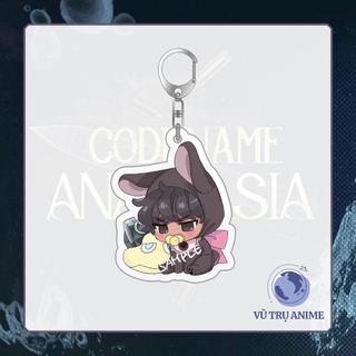 Móc khóa keyring CODENAME ANASTASIA in hình Mật Danh Anastasia manhwa BL anime chibi quà tặng dễ thương Nữ Nhung