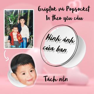Popsocket IN THEO YÊU CẦU gửi hình tự chọn giá đỡ điện thoại phụ kiện nhỏ gọn đáng yêu