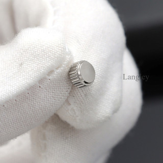 300 Chiếc Đồng Hồ Chống Thấm Nước Vương Miện Vàng Bạc Thép Không Gỉ Đồng Hồ Một Phần Thay Thế 3.5mm 4.0mm 4.5 5.0 6.0 Đồng Hồ Thái Đồng Hồ Bộ Dụng Cụ Sửa Chữa Đồng Hồ