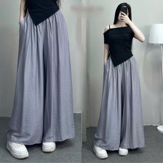 Quần Ống Rộng Vân Sóng Unisex - Chất Đẹp Không Nhăn, Mặc Mát, Form Dài Suông