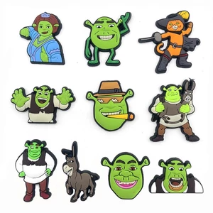 CHARM PHÁT SÁNG: QUÁI VẬT XANH SHREK - CHARM GẮN DÉP DỄ THƯƠNG