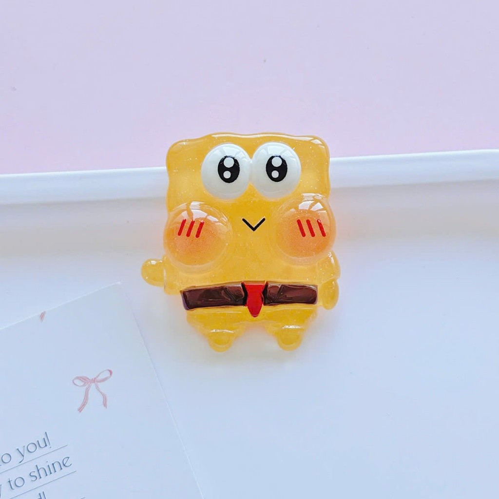 Charm gắn dép: Set charm 8 món bọt biển dễ thương - SpongeBob – Patrick - mã 2026 HÀNG NÉT ĐẸP HƠN- CÓ BÁN LẺ SET