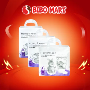 Tã Bỉm Quần Momo Rabbit Ban Đêm Siêu Mềm Mại Thấm Hút Nhanh Chống Tràn Tối Ưu - Bibomart