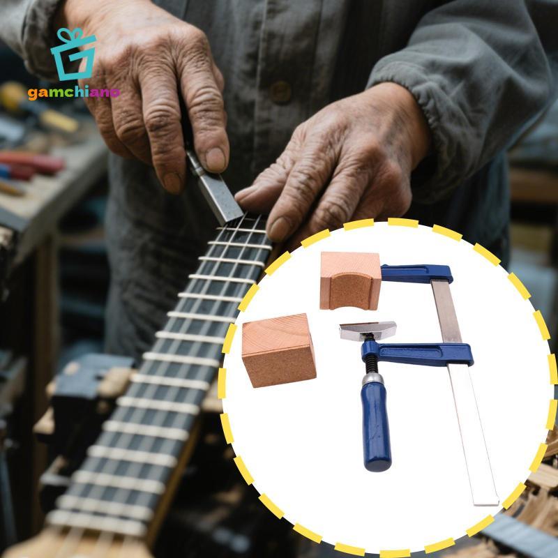 Tiện Lợi Di Động Fret Press Tool Wire Crimper Cho Guitar Bass Dây Nhạc Cụ Bảo Trì Luthier Sử Dụng
