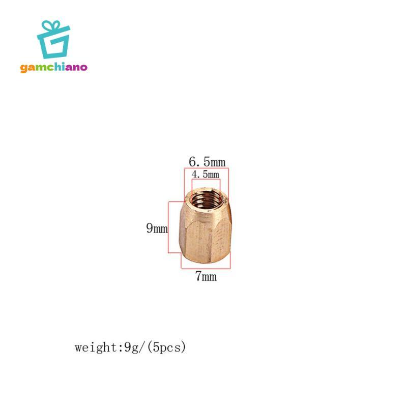 5x Đồng Đàn Guitar Giàn Cần Đai Ốc Cho Đàn Guitar Điện Bass Phần Phụ Kiện