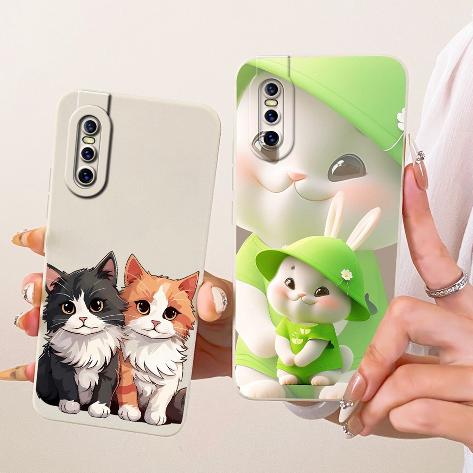 Ốp lưng Vivo V15 Pro Thời trang sang trọng Cool Kawaii Vỏ Silicon sơn dễ thương Vivo V15Pro 1818