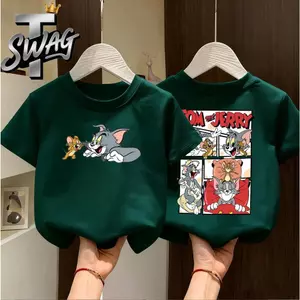 giá giảm cartoon cổ điển áo T-shirt Tom bộ đồ áo