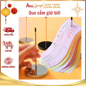 Que Cắm Bill Cây Ghim Hóa Đơn Tiện Lợi Cho Quán Ăn, Quán Cà Phê, Giúp Lưu Giữ Hóa Đơn Gọn Gàng