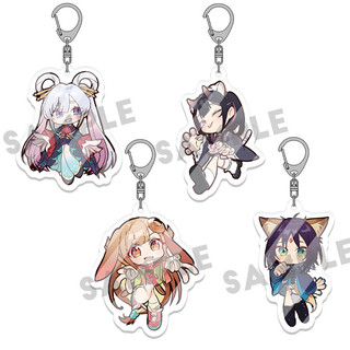 Công Chúa vũ trụ kaguya irohari sakayori yachiyo runami Bộ móc chìa khóa bằng acrylic Kawai