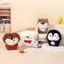 HFSHY 1 Cặp Dễ Thương Sang Trọng Chó Móc Khóa Búp Bê Động Vật Mặt Dây Chuyền Móc Khóa Dành Cho Nữ Bé Gái Hoạt Hình Schoolbag Bapa Mặt Dây Chuyền Quyến Rũ Quà Tặng VN