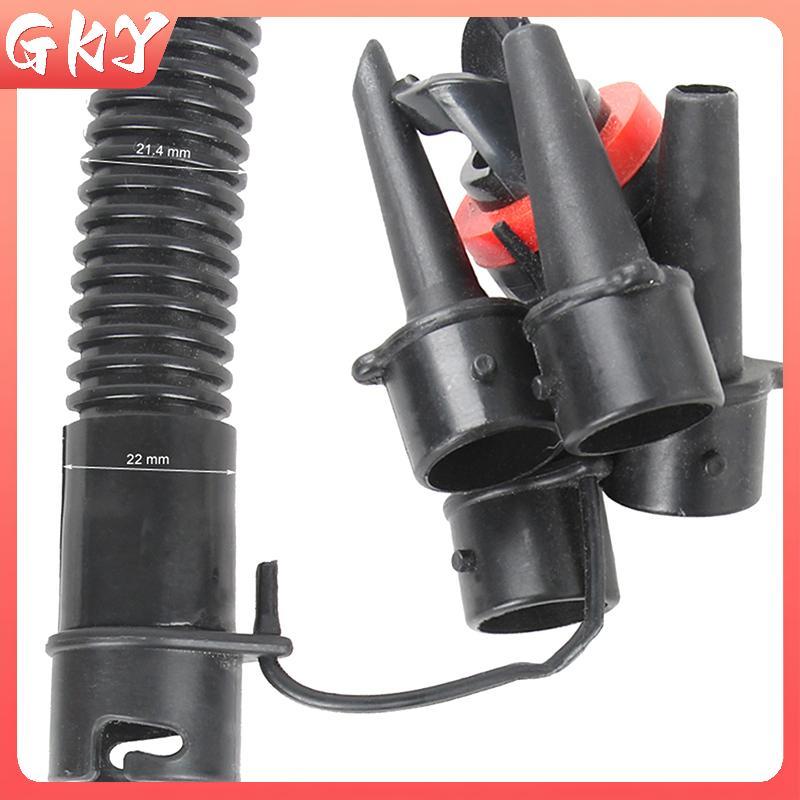 Máy bơm hơi đa năng có ống tay cầm 5 kích thước vòi phun, phù hợp cho thuyền kayak và ván lướt sóng
