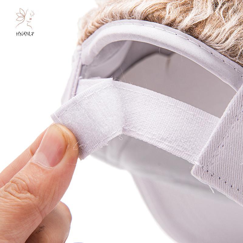 Mũ bóng chày nam nữ có thể điều chỉnh, tấm che nắng kèm theo tóc nhọn giả