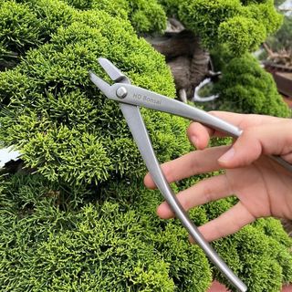KÌM UỐN DÂY NHÔM HD BONSAI - Bản cao cấp - Thép trắng chống gỉ  Độ dài: 21.3 cm   Độ mở cán cầm: 5 cm