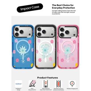 CASECASE X Keep Going Case Black / Sky Blue / Pink Fizz Candy Collection Màu sắc trong suốt cứng hút từ tính Vỏ tác động cho Apple IPhone 13 14 15 16 17Pro Max Plus Có hộp