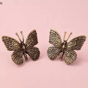NS Đồng Nguyên Chất Bướm Tượng Nhỏ Thu Nhỏ Để Bàn Trang Trí Cổ Đồng Côn Trùng Tượng Trang Trí Nhà Cửa Thủ Công Phụ Kiện NS