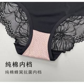 Cặp quần lót nam nữ mỏng mát, họa tiết ren dễ thương, phù hợp mùa hè