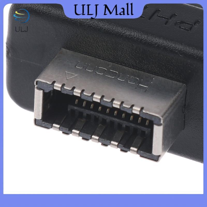 ULJ 1 / 2 / 3 Bộ chuyển đổi USB 3.0 19 / 20-Pin sang Type E - Bộ chuyển đổi tiêu đề bảng điều khiển phía trước USB 3.1 Type C cho bo mạch chủ.