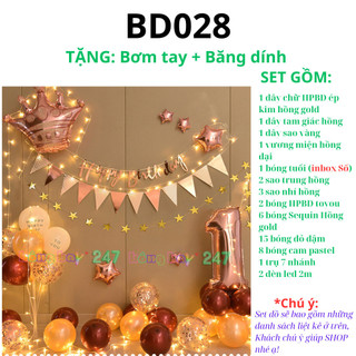 [VIP] Tổng hợp Set trang trí sinh nhật cho trẻ em được yêu thích nhất, sinh nhật bé trai, bé gái  DF9