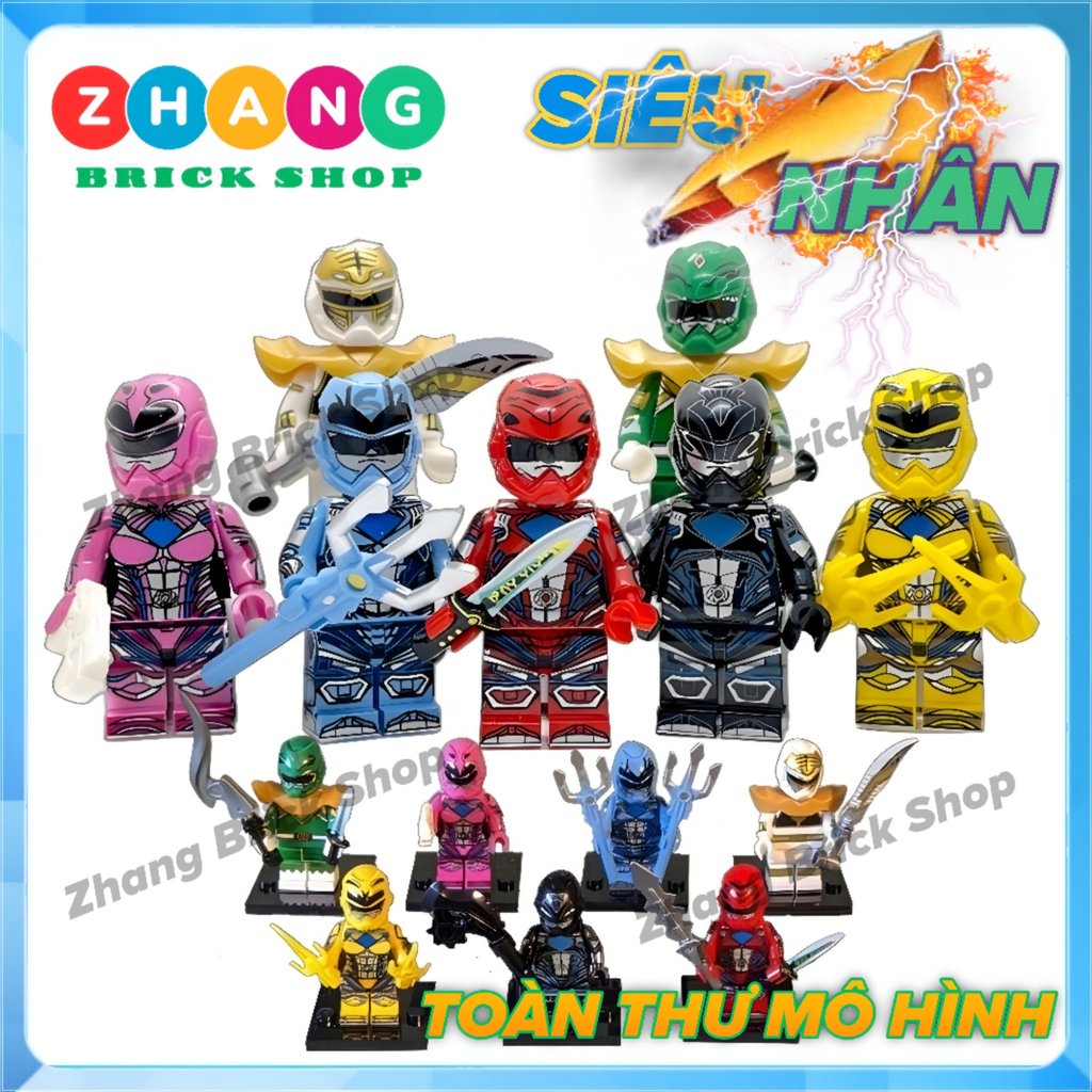 Mô hình nhân vật 5 anh em siêu nhân Gao quà tặng trang trí bánh sinh ...