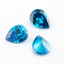 5A Biển Sâu Xanh Lê Cắt Cubic Zirconia 15 / 30 Chiếc 3x5mm ~ 10x12mm Rời CZ Đá Trang Sức DIY