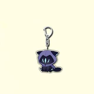 Game VALORANT Omen Cat Cosplay Keychain Acrylic Ornament Key Chain Pendant Keyring Figure Accessories Cute