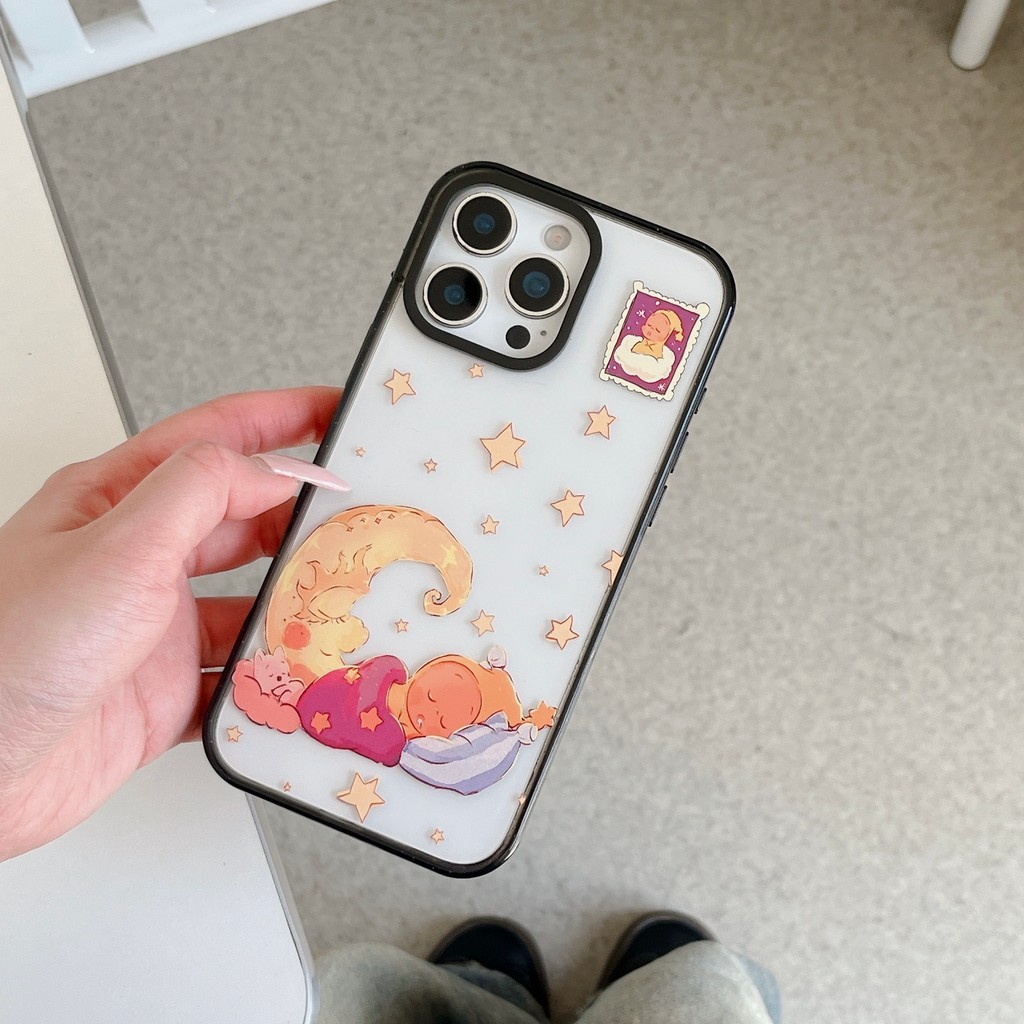Logoless Pha Lê Acrylic Hợp Thời Trang Đồ Chơi POP MART Twinkle Twinkle Thiết Kế Vỏ Cứng Tương Thích Cho iPhone 17 Pro Max Air Plus 16 / 15 / 14 / 13 / 12 / 11