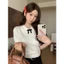 Áo cộc tay nữ phối cổ sen hottrend phong cách tiểu thư nhẹ nhàng XIMIMI SP428
