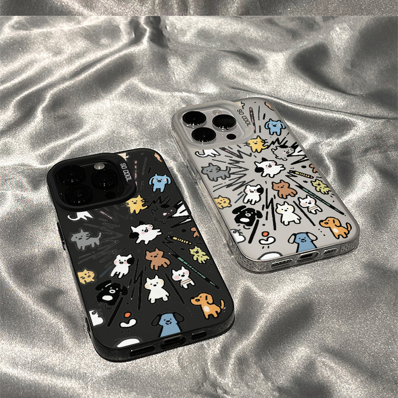 Đáng yêu pháo hoa nổ hình ảnh cho 16 trường hợp điện thoại iPhone 17Air Frosted Meta Air Air 14 13 11Pro