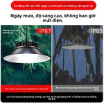 Đèn treo ngoài trời chống thấm nước chạy bằng năng lượng mặt trời, đèn sân vườn có thể điều chỉnh ba màu, siêu sáng — ảnh 6