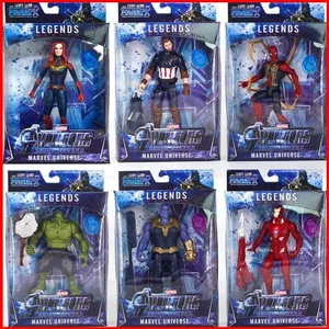 BH2 15CM AVENGERS SUPER HEROS HÀNH ĐỘNG FIGURE Iron Man / Captain America / Hulk / Người Nhện PVC Đồ Chơi Cho Bé Trai Bé Gái Ki