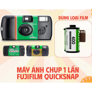 Máy ảnh chụp 1 lần FujiFilm QuickSnap 400 – 27 kiểu ảnh Date 09/2027 | Chính Hãng